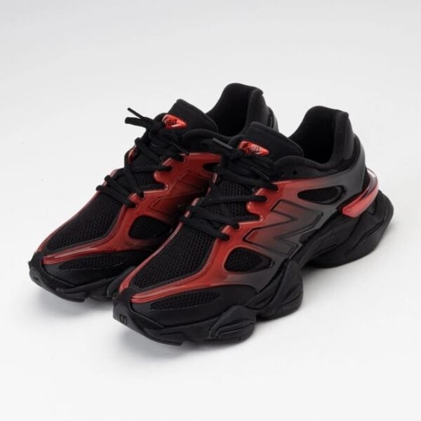 Alternative view of NB 9060 CAGED GRADIENT [RED / BLACK] 0509025