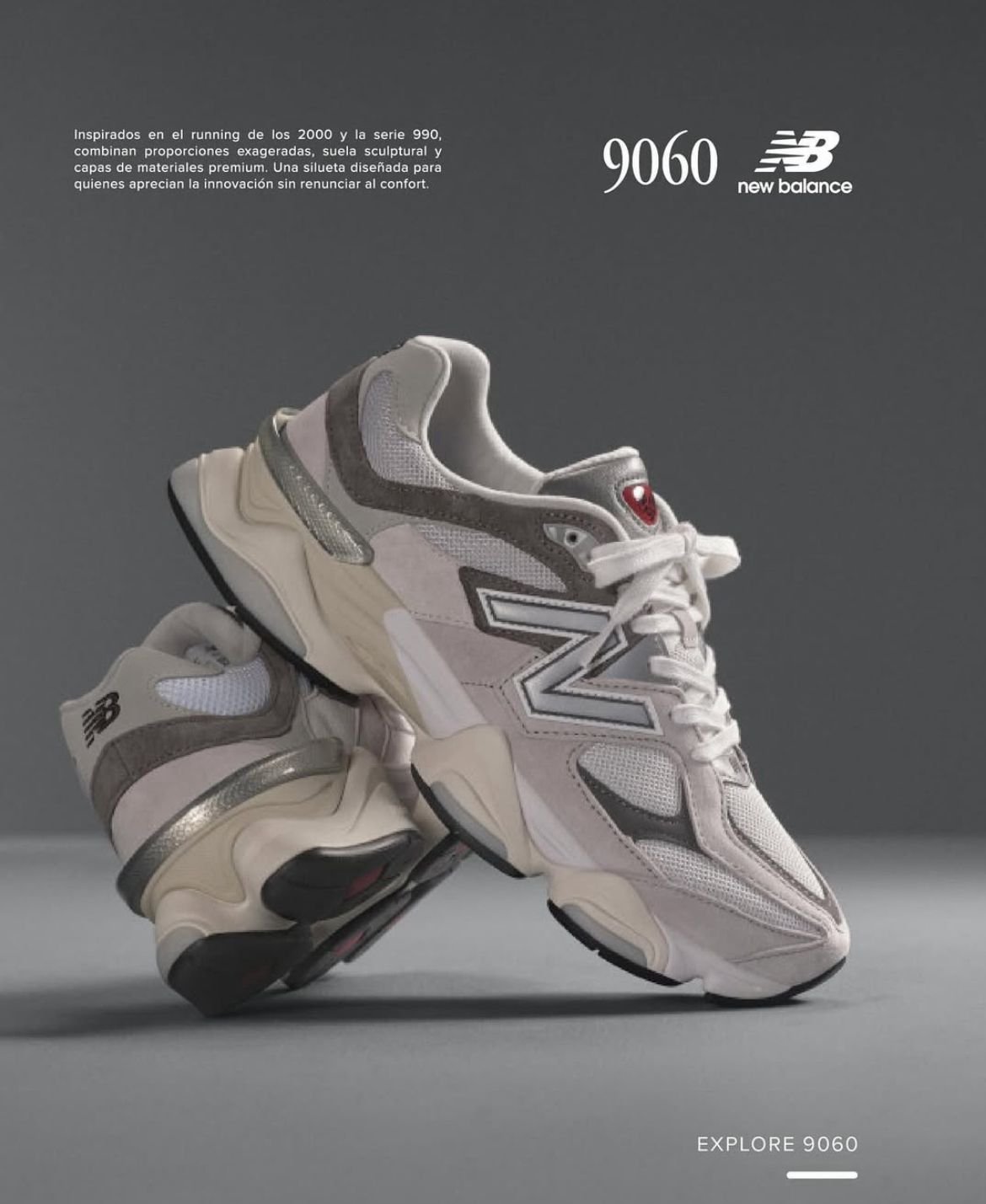 NB 9060 RAIN CLOUD [OFF WHITE / GREY] 1209025