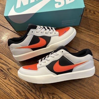 Alternative view of NK SB FORCE 58 - [GREY/ BLACK / ORANGE] 0209025