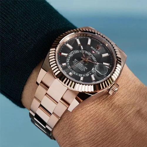 ROLEX SKY DWELLER (GOLD STALE) - Image 4