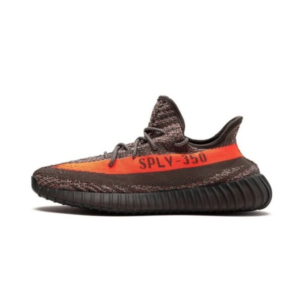 Alternative view of YEEZY BOOST 350 V2 CARBON BELUGA SURPLUS [DARK GERY / ORANGE] 0901025