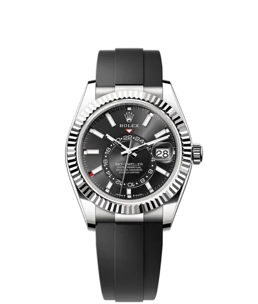ROLEX SKY DWELLER OYSTERFLEX (SILVER BLACK)