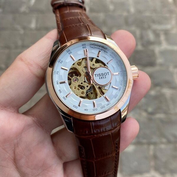 TISSOT 1853 AUTOMATIC PRIMIUM QUILTY LEATHER WATCH