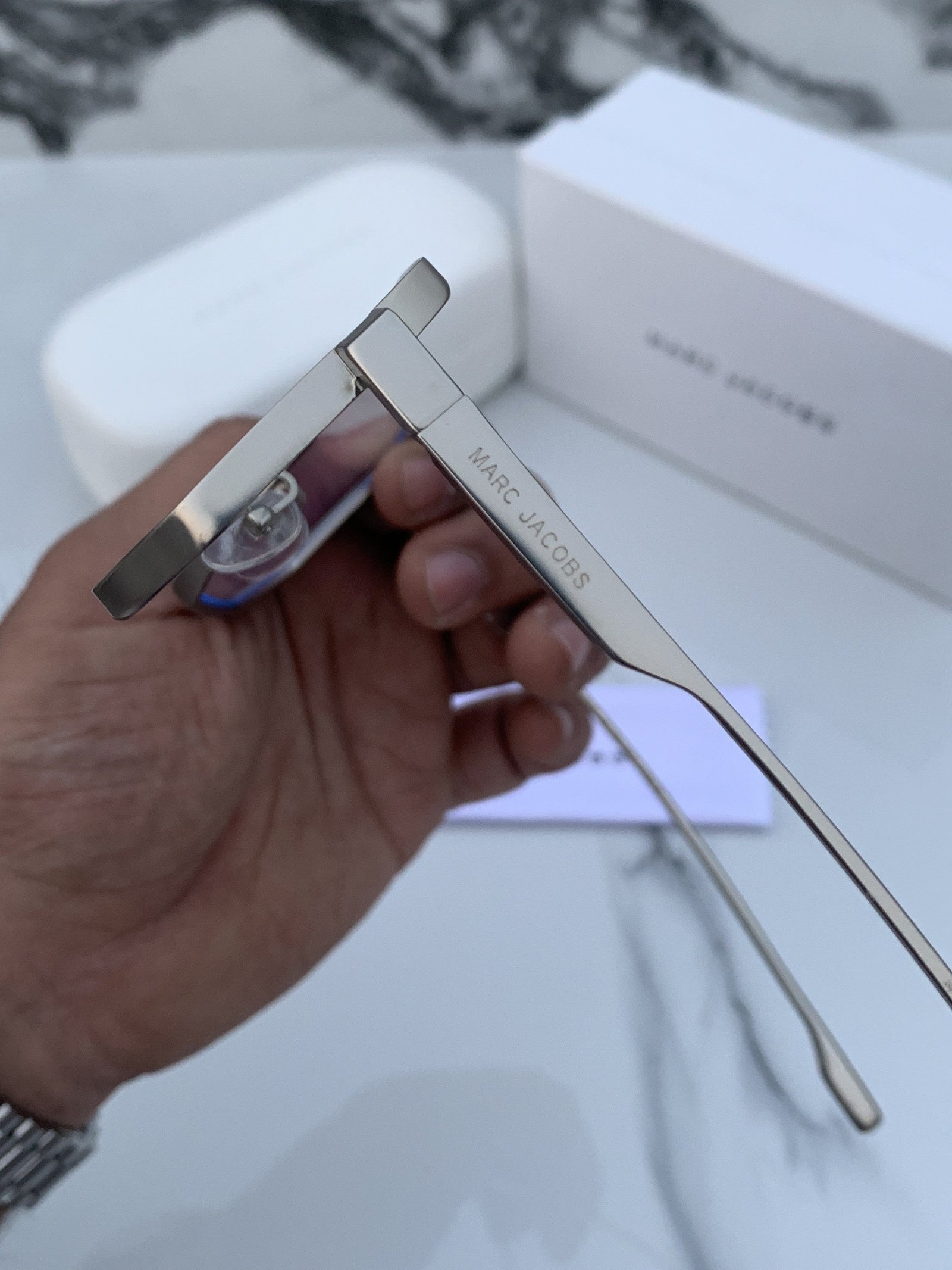 Branded Sunglasses MJ 98145 silver plano (With Original Kit) - Image 2