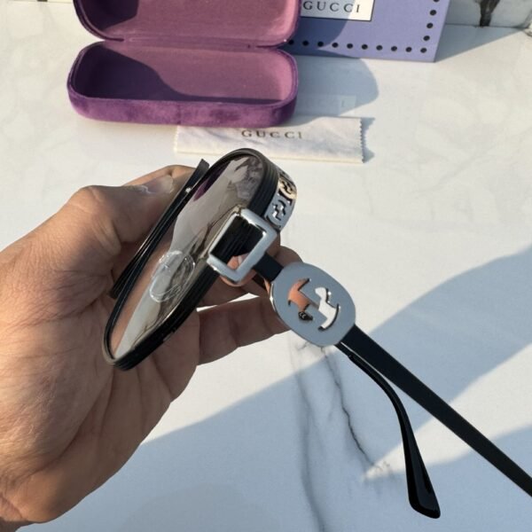 Alternative view of Branded Sunglasses  2496_silver_green(With Original Kit)