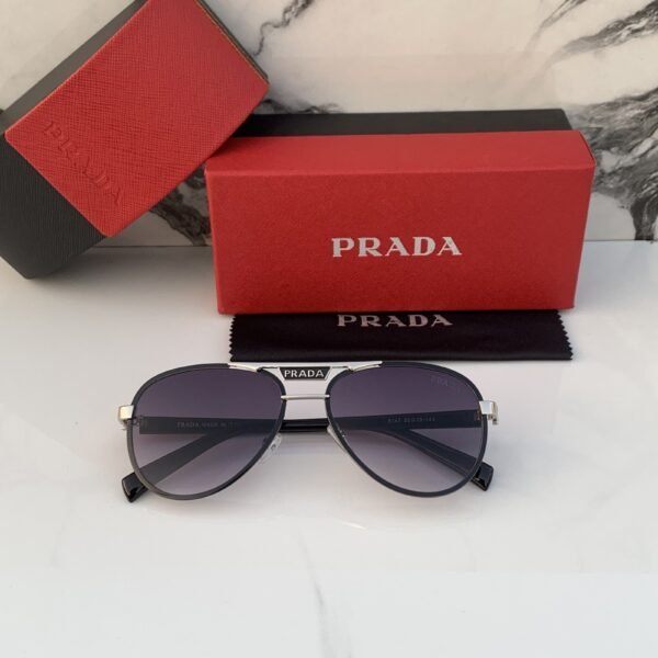 Alternative view of Branded  PDA 5147_silver_black Sunglasses (With Original Kit)