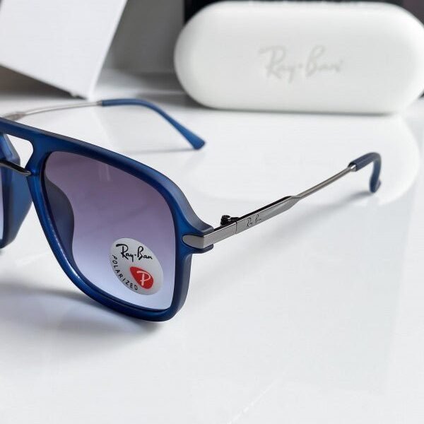 Alternative view of Branded Rb Blue Sunglasses Bt (With Original Kit)
