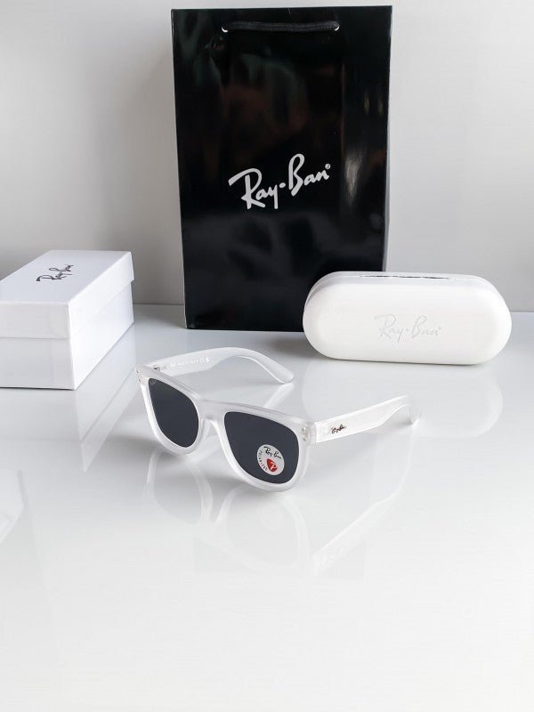 Branded Rb White Black Sunglasses Bt (With Original Kit) - Image 4