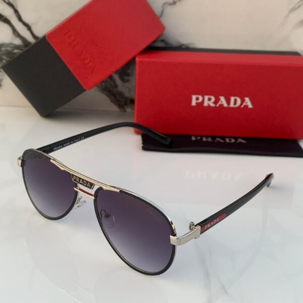 Alternative view of Branded Sunglasses  Black Aviator (With Original Kit)