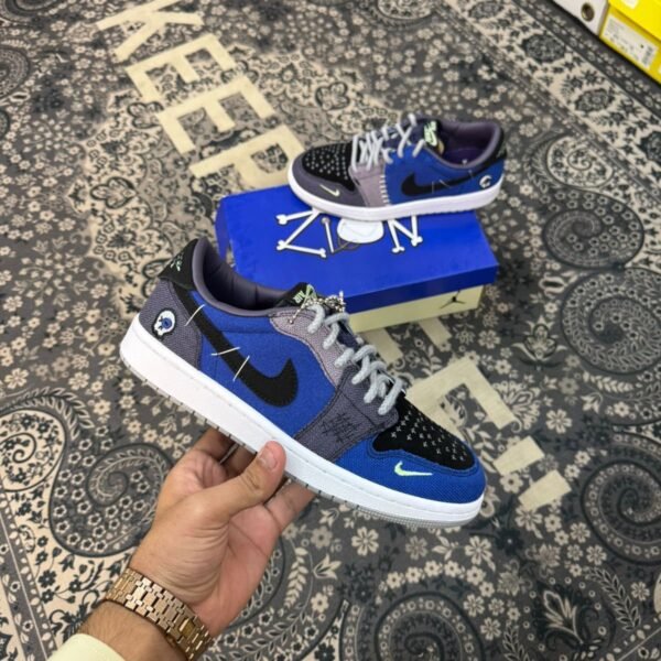 Air jordan 1 low retro x zion williamson voodoo alternate