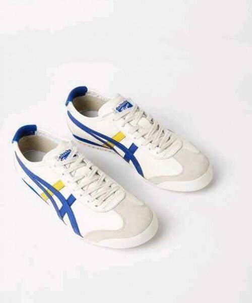 Alternative view of TIGER Mexico 66 Colorblock Sneakers WhiteBlue