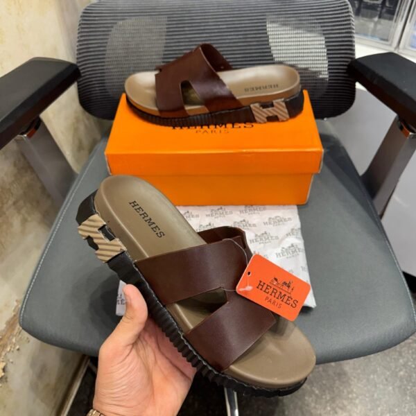 HERMES IZMIR PREMIUM MENS SANDAL BROWN