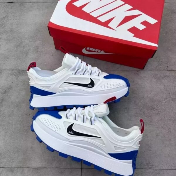 Nike  BAILLELI PLATFORM SNEAKER [WHITE / BLUE / BLACK / RED] 0909025