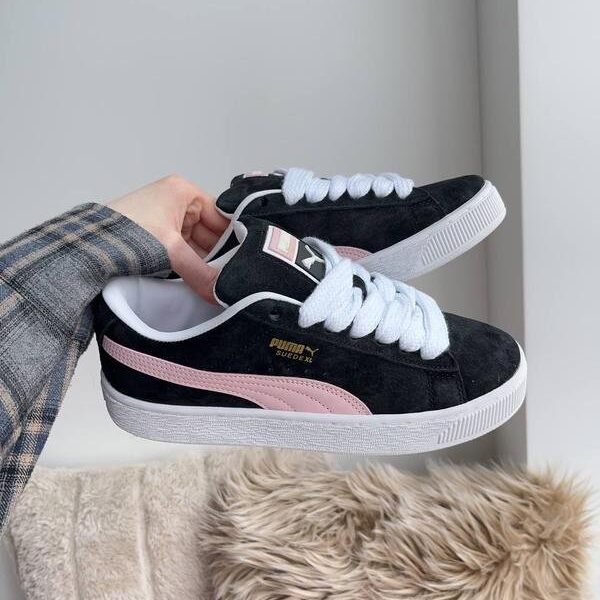 PUMA SUEDE XL [BLACK / PINK] FOR HER 1009025