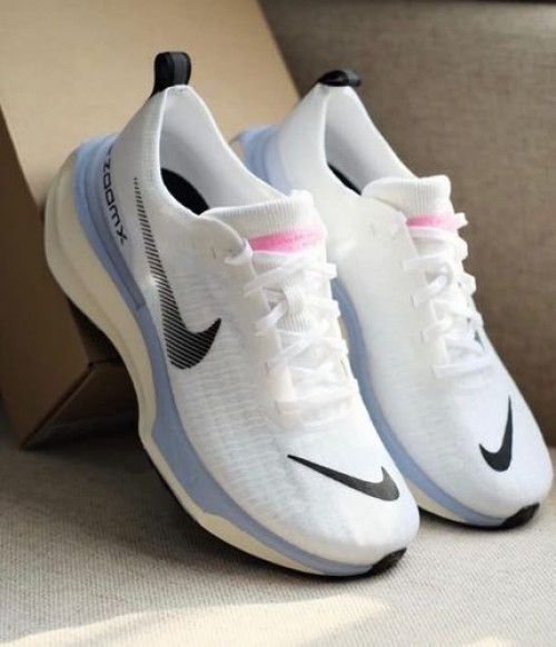 Alternative view of Nike ZOOM X INVINCIBLE RUN FLYKNIT 3 [WHITE / BLUE / PINK] 0409025
