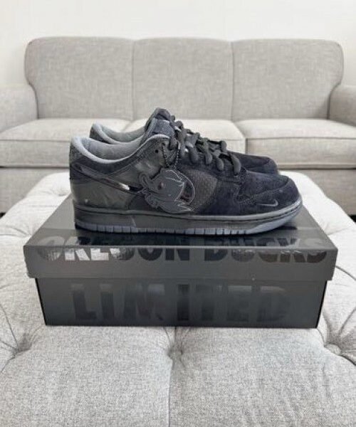 Alternative view of dunk low ducks of the feather university of oregon