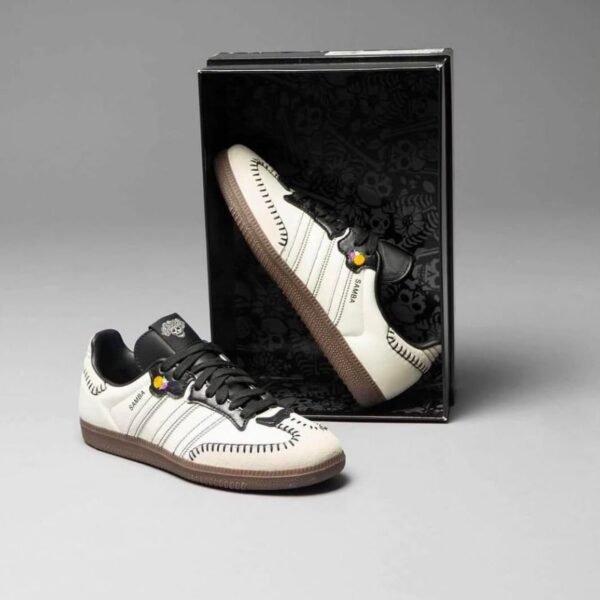 Alternative view of ADIDAS SAMBA DIA DE MUERTOS PACK OF WHITE 💀