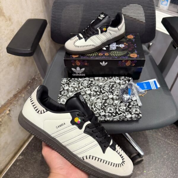 ADIDAS SAMBA DIA DE MUERTOS PACK OF WHITE 💀