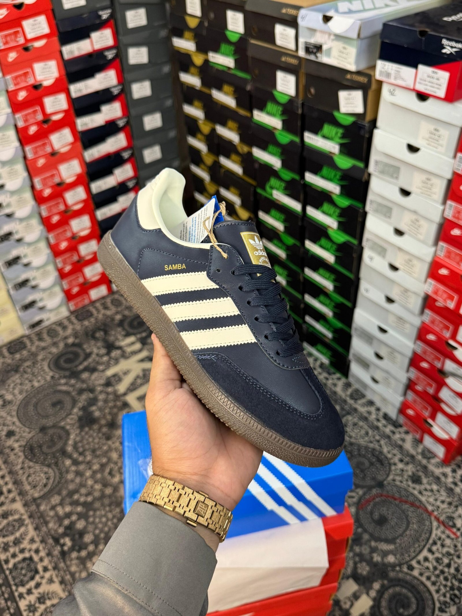 ADIDAS SAMBA NAVY NIGHT GUM 🔥