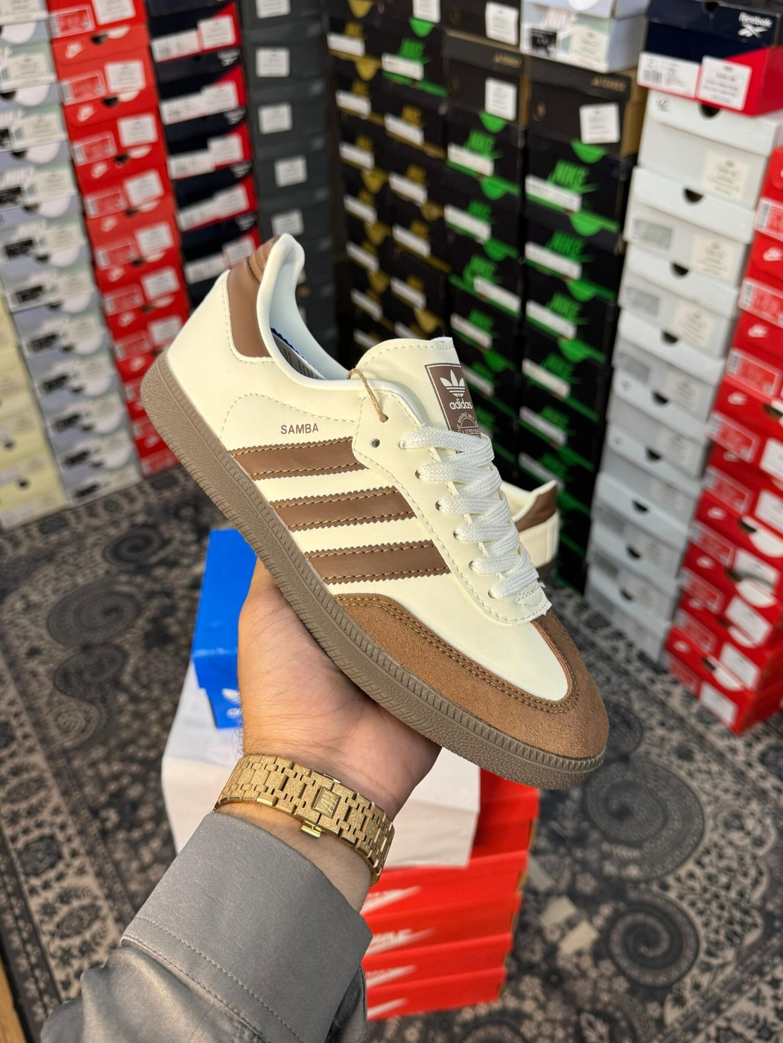 ADIDAS SAMBA OFF WHITE EARTH STRATA 🔥