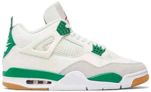 Alternative view of Nikee air jordan 4 pine green semi ua