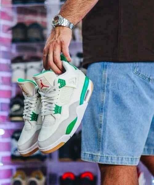 Nikee air jordan 4 pine green semi ua