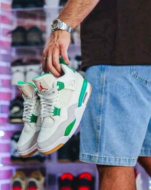 Nikee air jordan 4 pine green semi ua